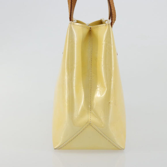 LOUIS VUITTON Monogram Vernis Reade PM Hand Bag Perle M91336 LV Auth BA13397
