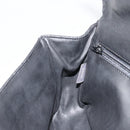 BALLY Chain Shoulder Bag Leather Black Gold Auth BA13398A-21