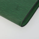 LOUIS VUITTON Epi Pochette Accessoires Pouch Green M52984 LV Auth BA13400-9