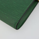 LOUIS VUITTON Epi Pochette Accessoires Pouch Green M52984 LV Auth BA13400-15