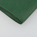 LOUIS VUITTON Epi Pochette Accessoires Pouch Green M52984 LV Auth BA13400-16