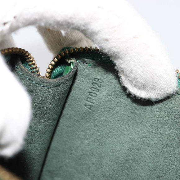LOUIS VUITTON Epi Pochette Accessoires Pouch Green M52984 LV Auth BA13400