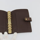 LOUIS VUITTON Damier Ebene Agenda MM Day Planner Cover R20240 LV Auth BA13405-18