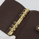 LOUIS VUITTON Damier Ebene Agenda MM Day Planner Cover R20240 LV Auth BA13405-9