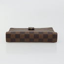 LOUIS VUITTON Damier Ebene Agenda MM Day Planner Cover R20240 LV Auth BA13405-4