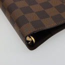 LOUIS VUITTON Damier Ebene Agenda MM Day Planner Cover R20240 LV Auth BA13405-14