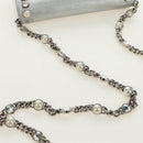 Miu Miu Shoulder Bag Leather Silver Auth BA13407M-11