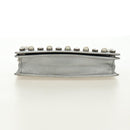 Miu Miu Shoulder Bag Leather Silver Auth BA13407M-13