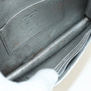 Miu Miu Shoulder Bag Leather Silver Auth BA13407M-23