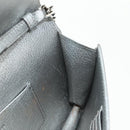 Miu Miu Shoulder Bag Leather Silver Auth BA13407M-24