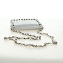 Miu Miu Shoulder Bag Leather Silver Auth BA13407M-8
