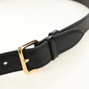 Christian Dior Lady Dior Hand Bag Lamb Skin 2way Black Gold Auth BA13408V-9