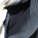 BALLY Quilted Chain Shoulder Bag Leather Gray Gold Auth BA1341-12