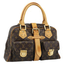LOUIS VUITTON Monogram Manhattan GM Hand Bag M40025 LV Auth BA13411-1