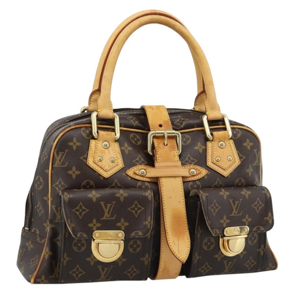 LOUIS VUITTON Monogram Manhattan GM Hand Bag M40025 LV Auth BA13411