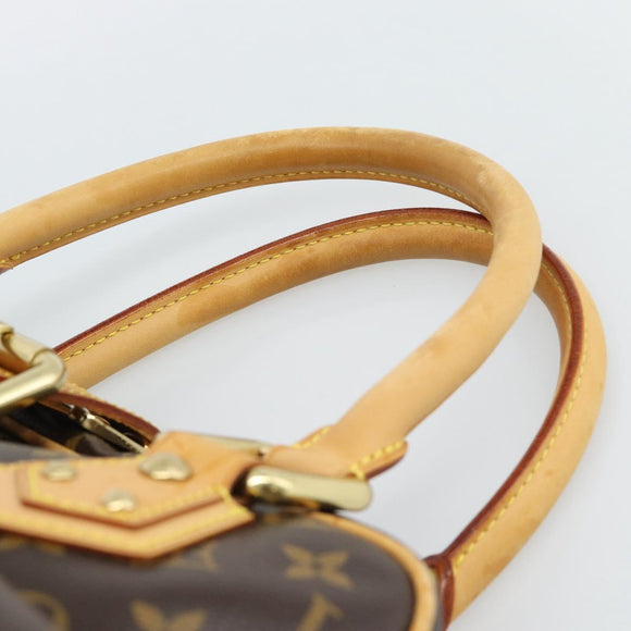 LOUIS VUITTON Monogram Manhattan GM Hand Bag M40025 LV Auth BA13411