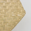 Jimmy Choo Tote Bag Raffia Beige Auth BA13412A-10