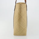 Jimmy Choo Tote Bag Raffia Beige Auth BA13412A-3