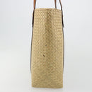 Jimmy Choo Tote Bag Raffia Beige Auth BA13412A-4