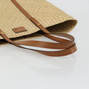 Jimmy Choo Tote Bag Raffia Beige Auth BA13412A-7