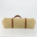 Jimmy Choo Tote Bag Raffia Beige Auth BA13412A-5