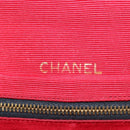 CHANEL Chain Shoulder Bag Cotton Black Gold CC Auth BA13415V-22
