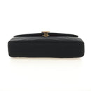 CHANEL Chain Shoulder Bag Cotton Black Gold CC Auth BA13415V-5