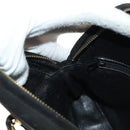 CHANEL Matelasse Chain Hand Bag Suede Black Gold CC Auth BA13417V-23