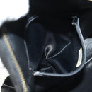 CHANEL Matelasse Chain Hand Bag Suede Black Gold CC Auth BA13417V-25