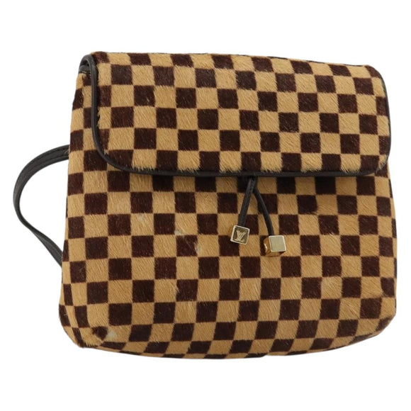 LOUIS VUITTON Damie sovage Gazelle Bag Harako leather Brown M92130 Auth BA13418