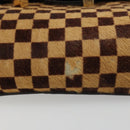 LOUIS VUITTON Damie sovage Gazelle Bag Harako leather Brown M92130 Auth BA13418-10