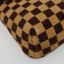 LOUIS VUITTON Damie sovage Gazelle Bag Harako leather Brown M92130 Auth BA13418-12