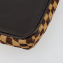 LOUIS VUITTON Damie sovage Gazelle Bag Harako leather Brown M92130 Auth BA13418-14
