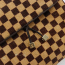 LOUIS VUITTON Damie sovage Gazelle Bag Harako leather Brown M92130 Auth BA13418-15