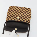 LOUIS VUITTON Damie sovage Gazelle Bag Harako leather Brown M92130 Auth BA13418-16