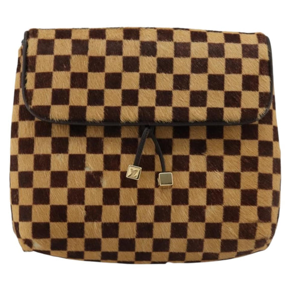 LOUIS VUITTON Damie sovage Gazelle Bag Harako leather Brown M92130 Auth BA13418