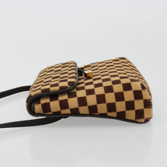 LOUIS VUITTON Damie sovage Gazelle Bag Harako leather Brown M92130 Auth BA13418