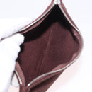 HERMES Valparaiso PM Hand Bag Canvas Leather Brown Silver Auth BA13422-22