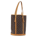 LOUIS VUITTON Monogram Bucket GM Shoulder Bag M42236 LV Auth BA13423-1