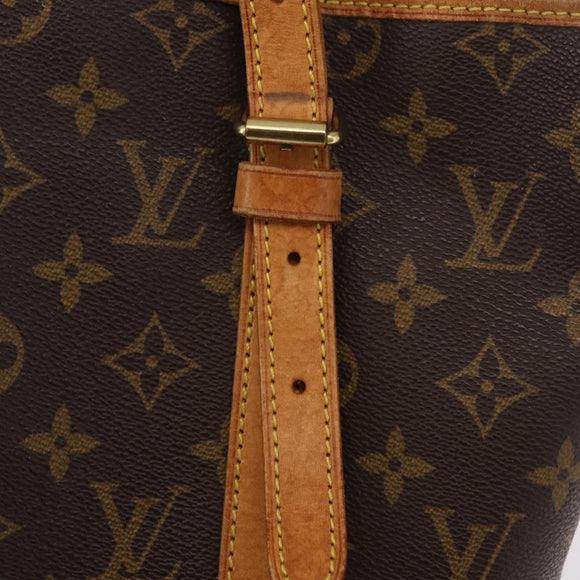 LOUIS VUITTON Monogram Bucket GM Shoulder Bag M42236 LV Auth BA13423