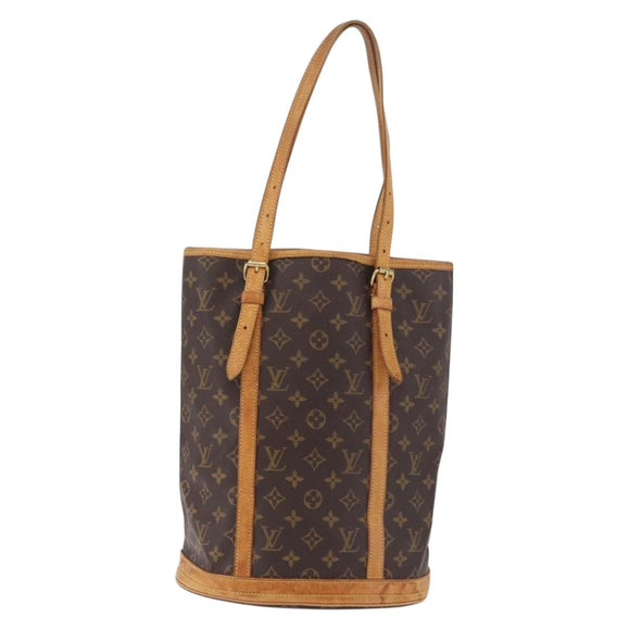 LOUIS VUITTON Monogram Bucket GM Shoulder Bag M42236 LV Auth BA13423