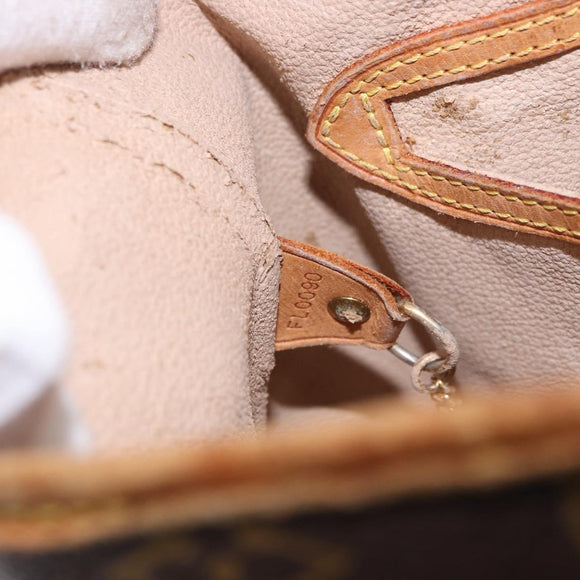 LOUIS VUITTON Monogram Bucket GM Shoulder Bag M42236 LV Auth BA13423