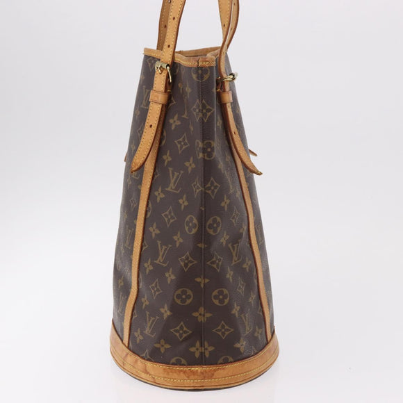 LOUIS VUITTON Monogram Bucket GM Shoulder Bag M42236 LV Auth BA13423