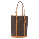 LOUIS VUITTON Monogram Bucket GM Shoulder Bag M42236 LV Auth BA13425-1