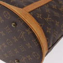 LOUIS VUITTON Monogram Bucket GM Shoulder Bag M42236 LV Auth BA13425-17