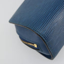 LOUIS VUITTON Epi Dauphine PM Pouch Blue M48445 LV Auth BA13427-11
