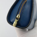 LOUIS VUITTON Epi Dauphine PM Pouch Blue M48445 LV Auth BA13427-12