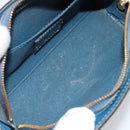 LOUIS VUITTON Epi Dauphine PM Pouch Blue M48445 LV Auth BA13427-14