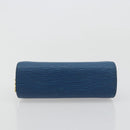 LOUIS VUITTON Epi Dauphine PM Pouch Blue M48445 LV Auth BA13427-7