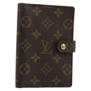 LOUIS VUITTON Monogram Agenda PM Day Planner Cover R20005 LV Auth BA13428-1